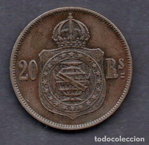 Monedas antiguas de Am&eacute;rica: BRASIL - 20 REIS 1869 - Foto 2
