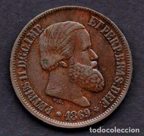 Monedas antiguas de Am&eacute;rica: BRASIL - 20 REIS 1869 - Foto 1