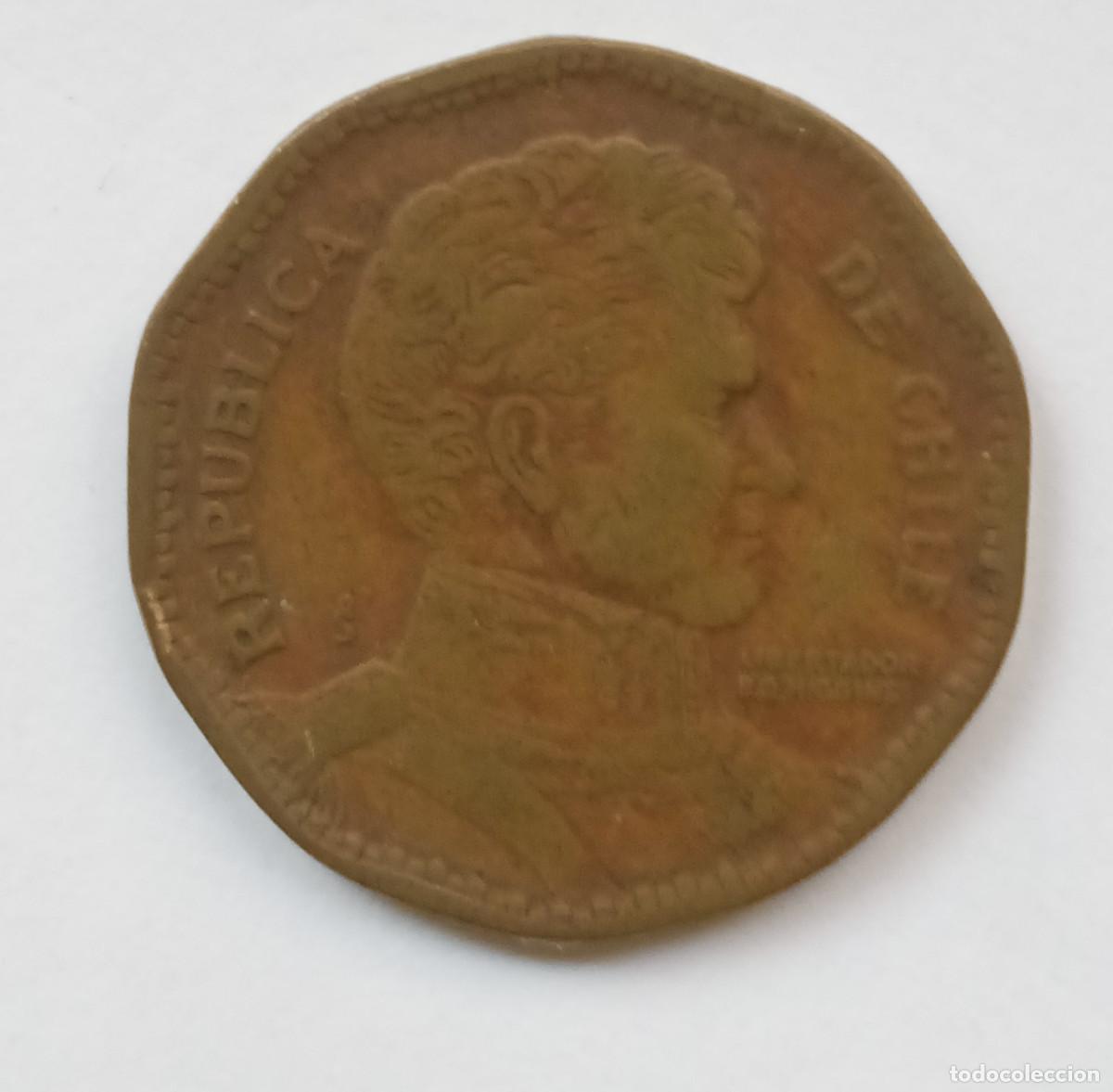 Monedas antiguas de Am&eacute;rica: CHILE 50 PESOS de 1982 - Foto 4