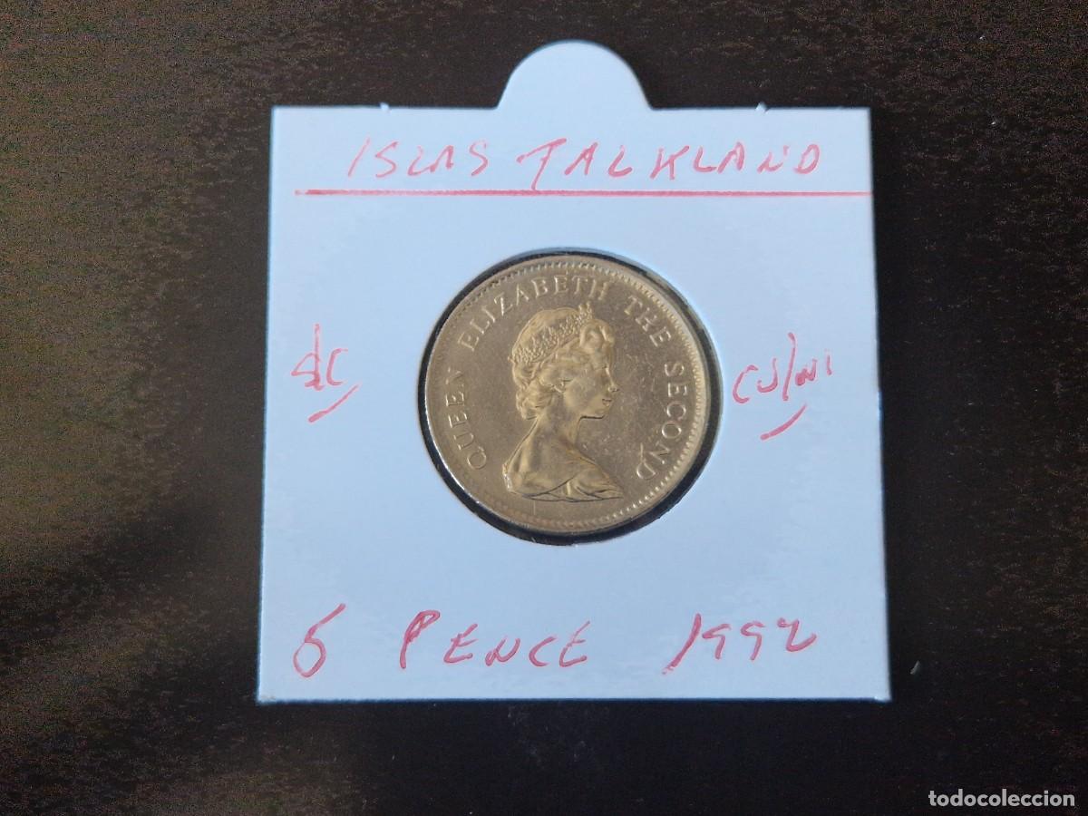 Monedas antiguas de Am&eacute;rica: ISLAS FALKLAND 5 PENCE 1992 S/C KM=4.1 (CUPRONIQUEL)
