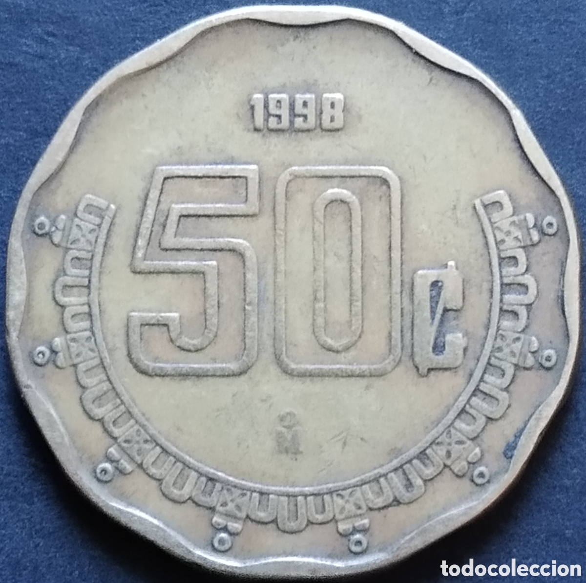Old Coins of America: MONEDA - MEXICO 50 CENTAVOS 1998