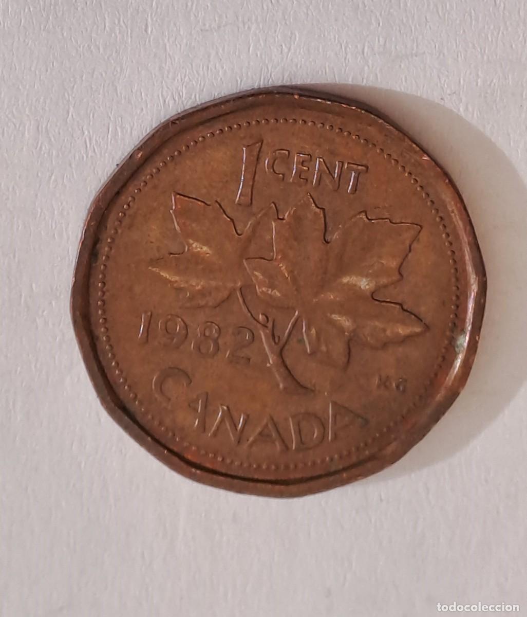 Monedas antiguas de Am&eacute;rica: MONEDA CANADA 1 CENTAVO (1 CENT) A&Ntilde;O 1982 - Foto 2