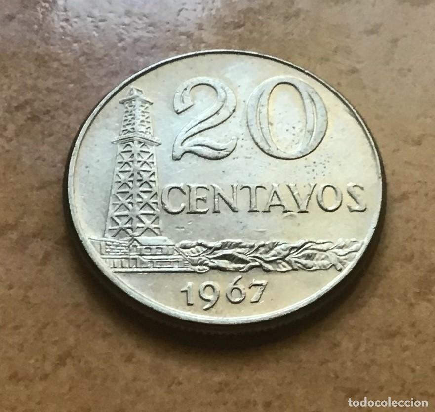 Monedas antiguas de Am&eacute;rica: 20 centavos de Brasil. A&ntilde;o 1967 - Foto 1