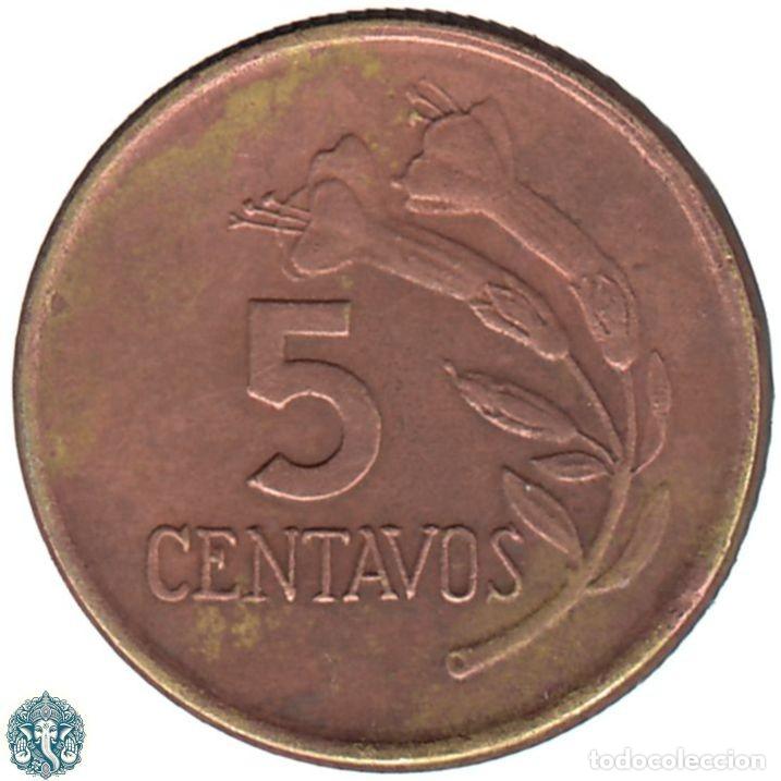 Monedas antiguas de Am&eacute;rica: PER&Uacute; 5 Centavos 1974 KM#244 - Foto 1