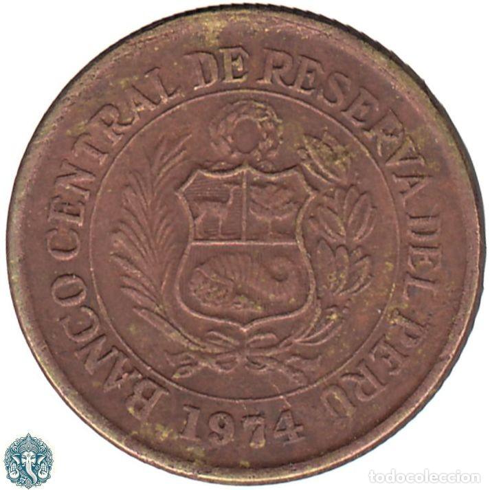 Monedas antiguas de Am&eacute;rica: PER&Uacute; 5 Centavos 1974 KM#244 - Foto 2