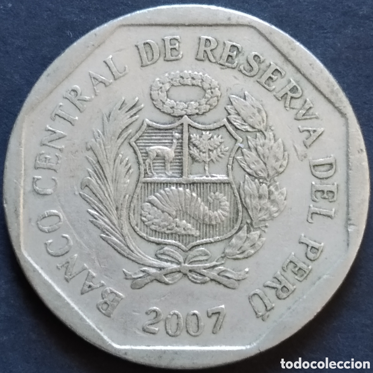 Monedas antiguas de Am&eacute;rica: MONEDA - PER&Uacute; 50 CENTIMOS 2007 - Foto 2
