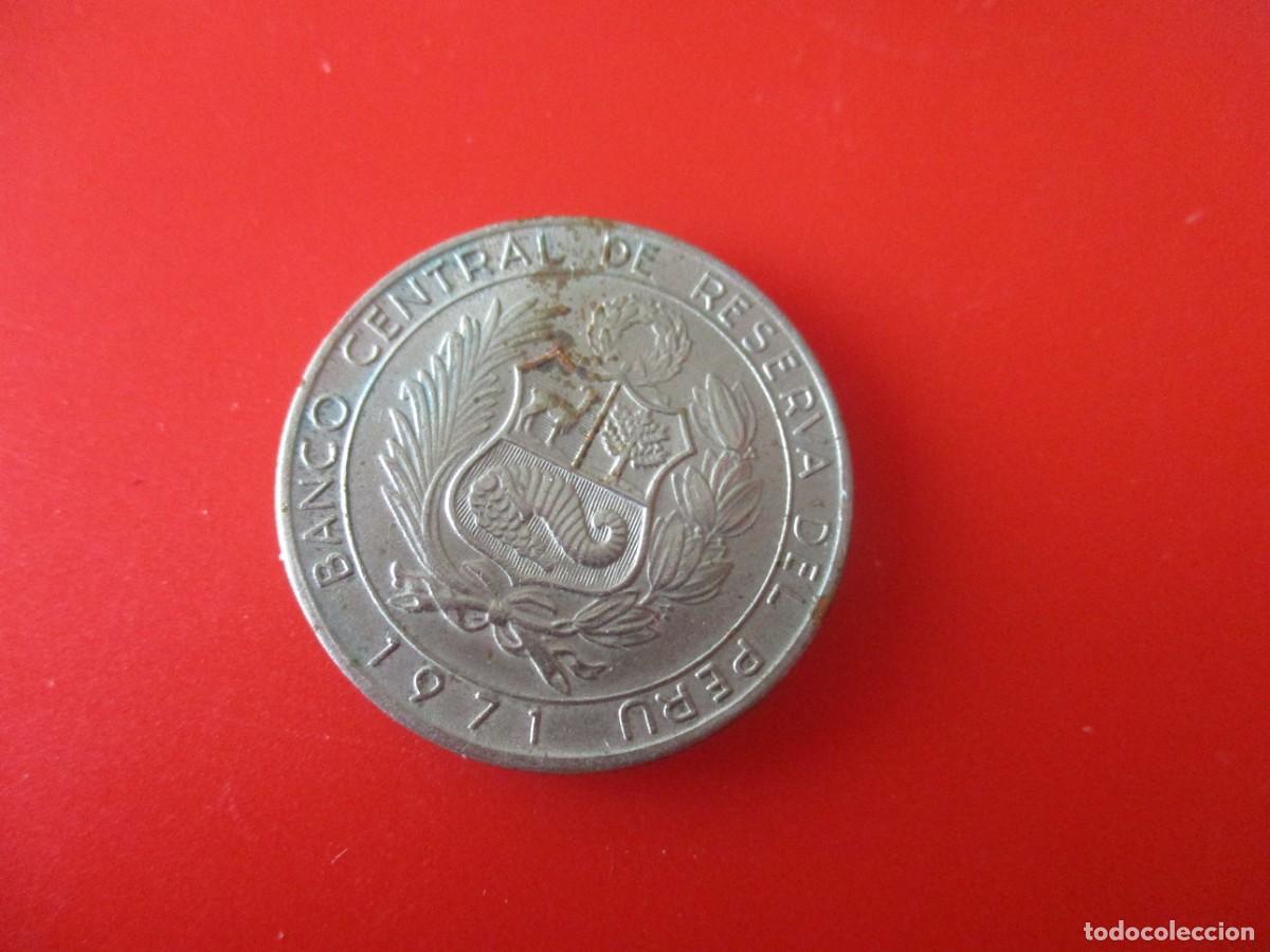 Monedas antiguas de Am&eacute;rica: Peru. moneda de 5 soles. 1971 - Foto 2