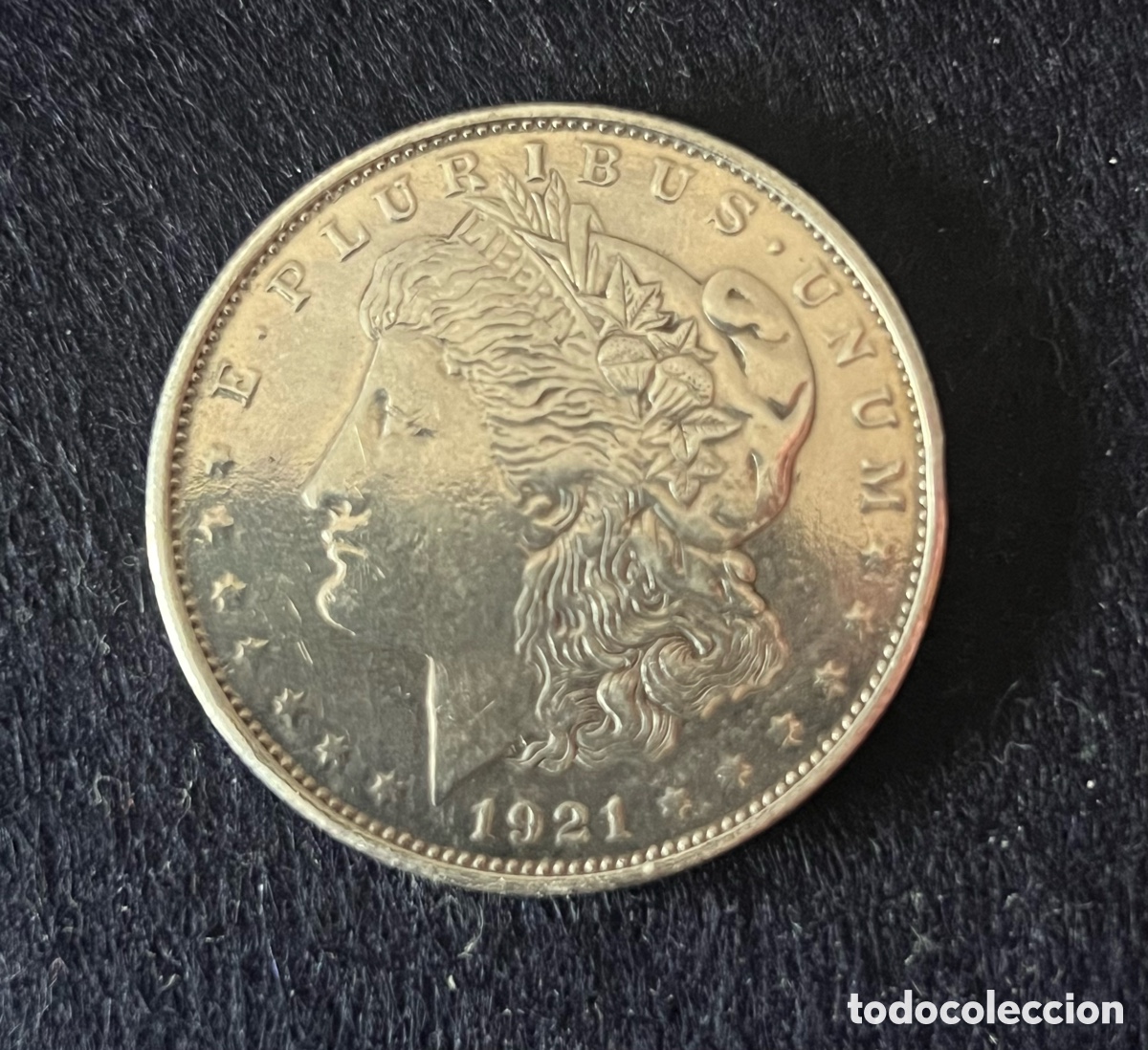 Monedas antiguas de Am&eacute;rica: D&oacute;lar de plata Morgan de 1921 - Foto 2