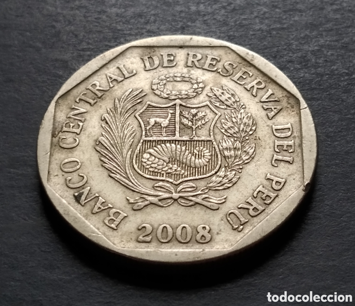 Monedas antiguas de Am&eacute;rica: MONEDA - PER&Uacute; 1 NUEVO SOL 2008 - Foto 4