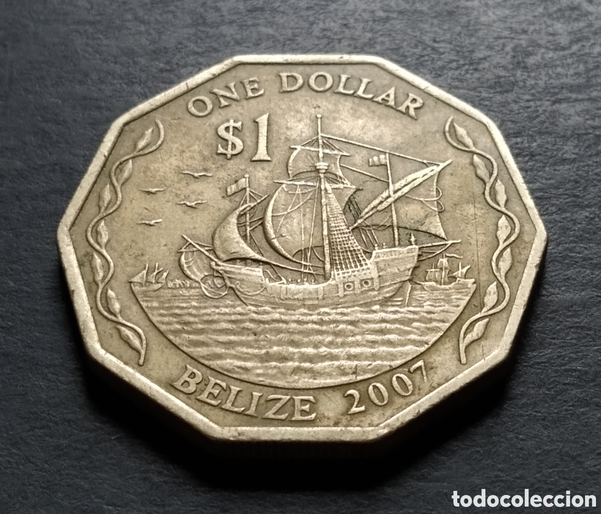 Monedas antiguas de Am&eacute;rica: MONEDA - BELICE / BELIZE 1 DOLLAR 2007 - Foto 3