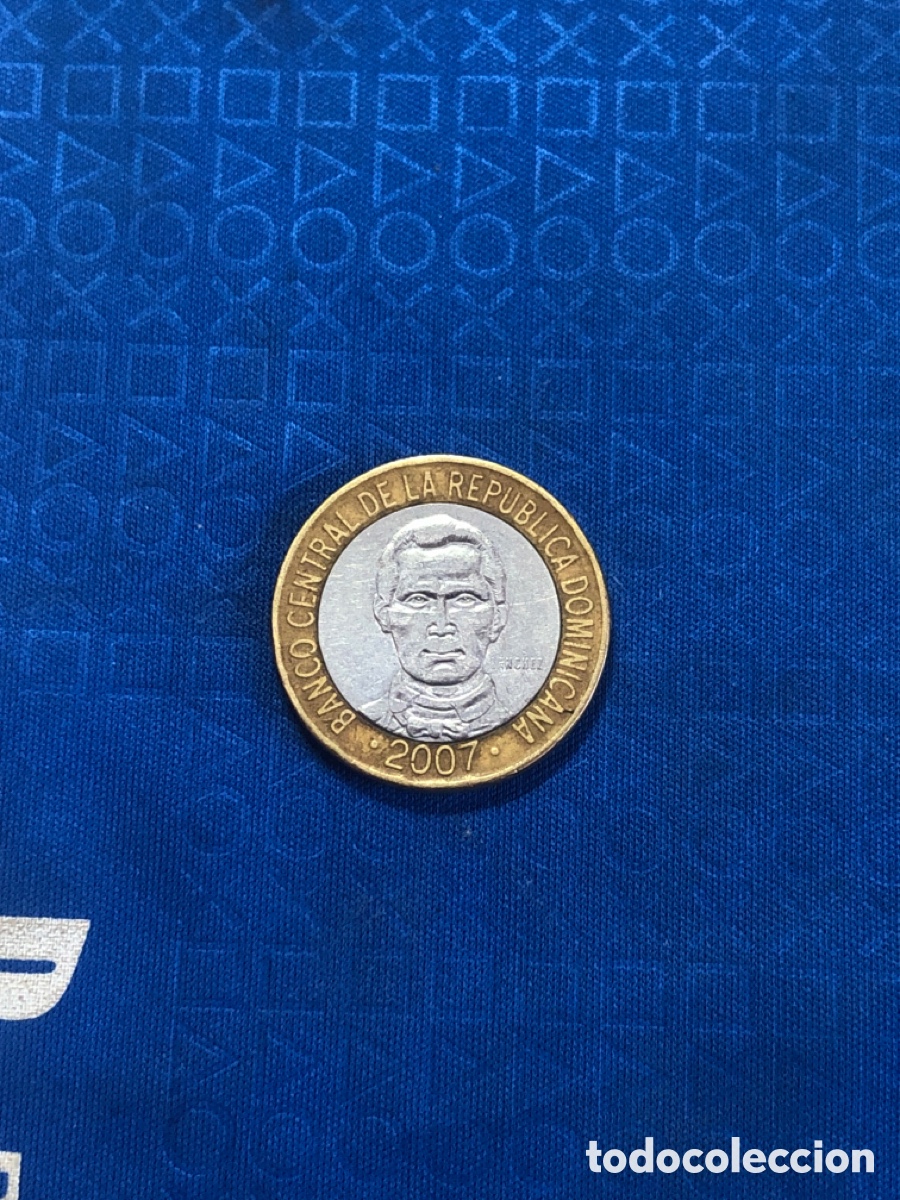 Monedas antiguas de Am&eacute;rica: 5 PESOS REPUBLICA DOMINICANA 2007