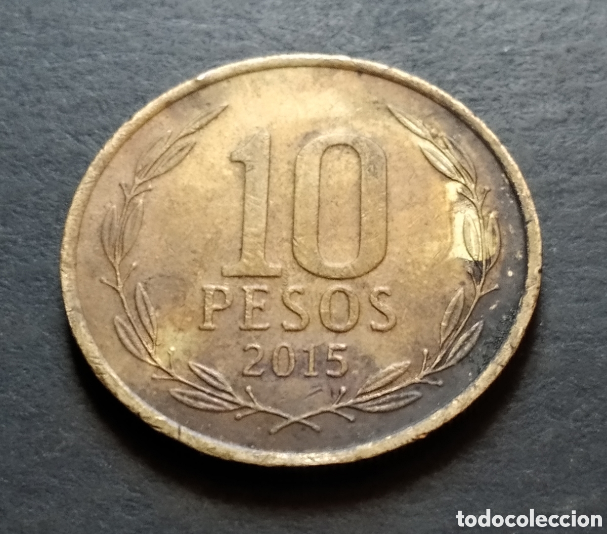 Monedas antiguas de Am&eacute;rica: MONEDA - CHILE 10 PESOS 2015 - Foto 3