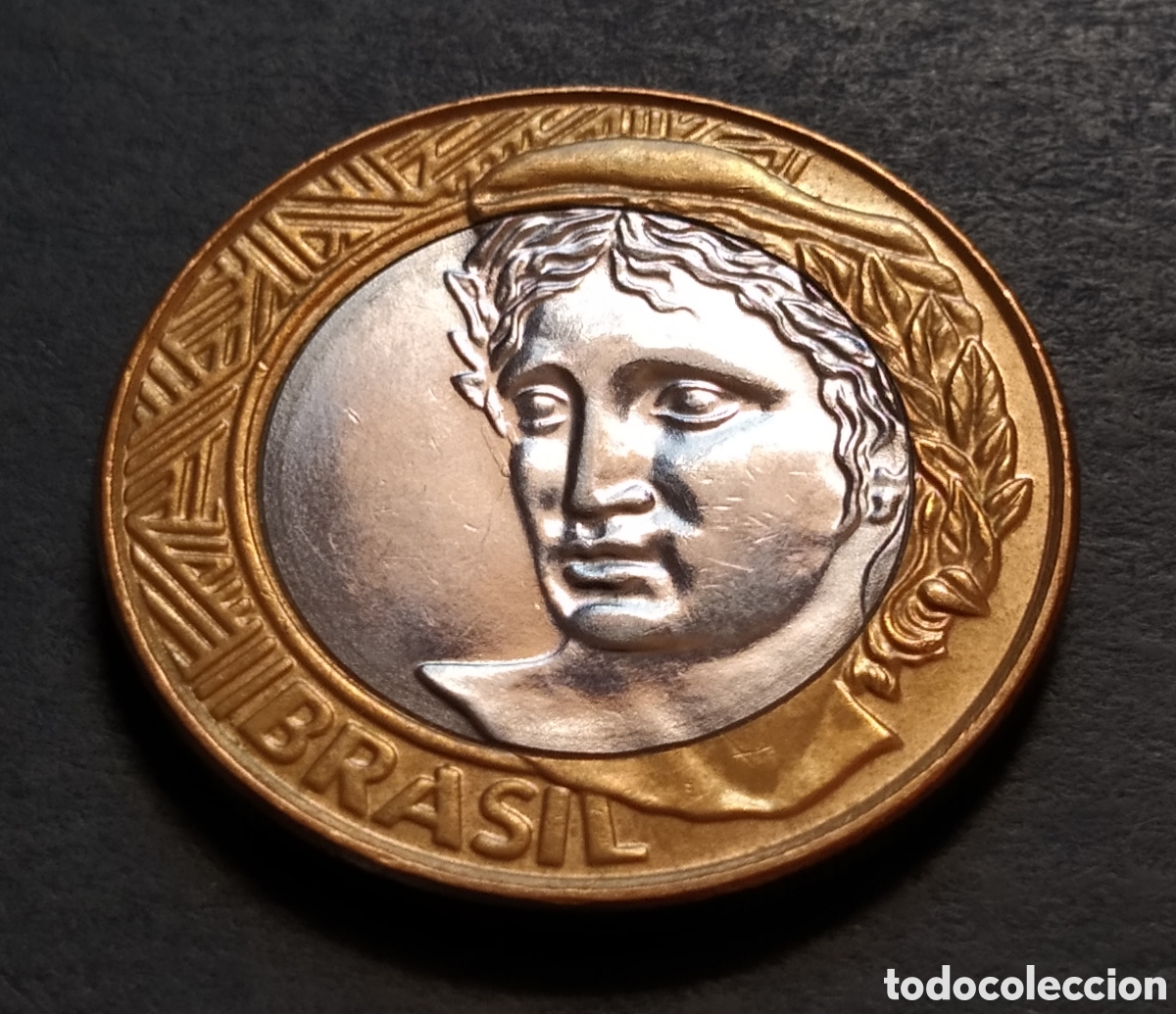 Monedas antiguas de Am&eacute;rica: MONEDA - BRASIL 1 REAL 2007 - Foto 4