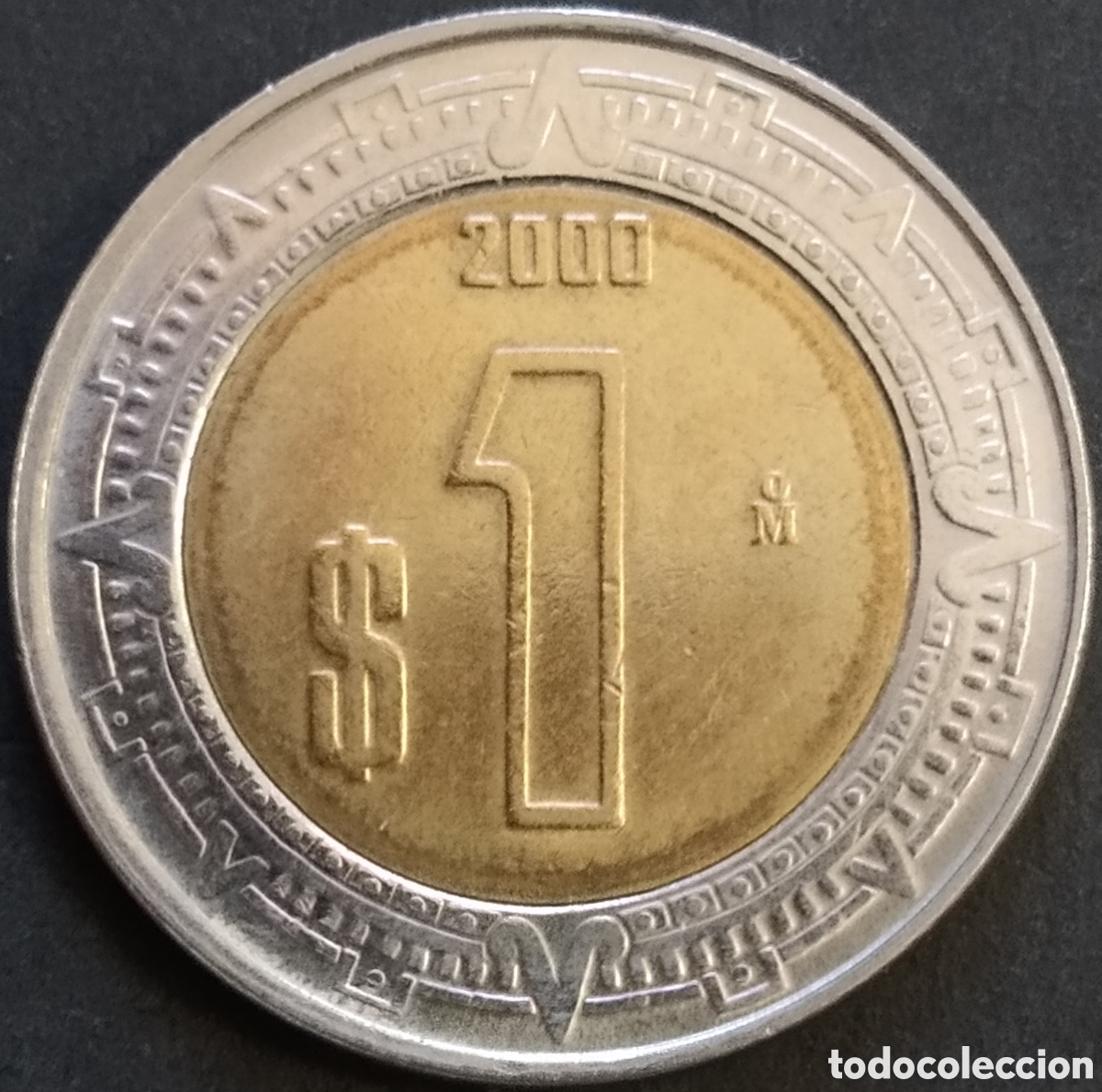 Old Coins of America: MONEDA - MEXICO 1 PESO 2000