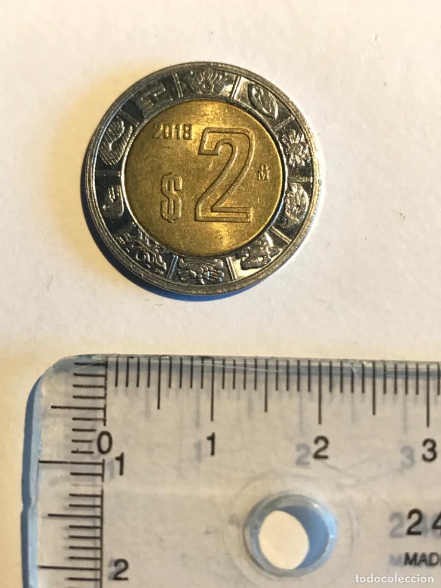 Monedas antiguas de Am&eacute;rica: MONEDA. M&eacute;xico. 2 dos pesos. 2018. - Foto 4
