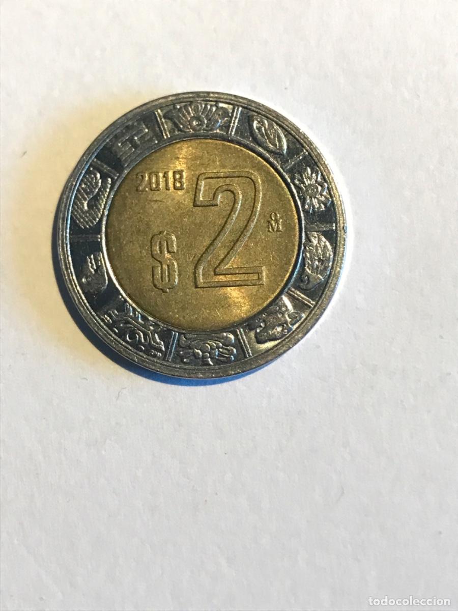 Monedas antiguas de Am&eacute;rica: MONEDA. M&eacute;xico. 2 dos pesos. 2018. - Foto 1
