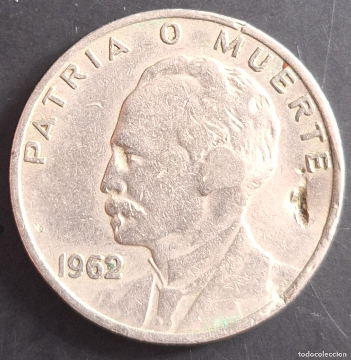 Monedas antiguas de Am&eacute;rica: 20 Centavos 1962 - Cuba - Foto 1