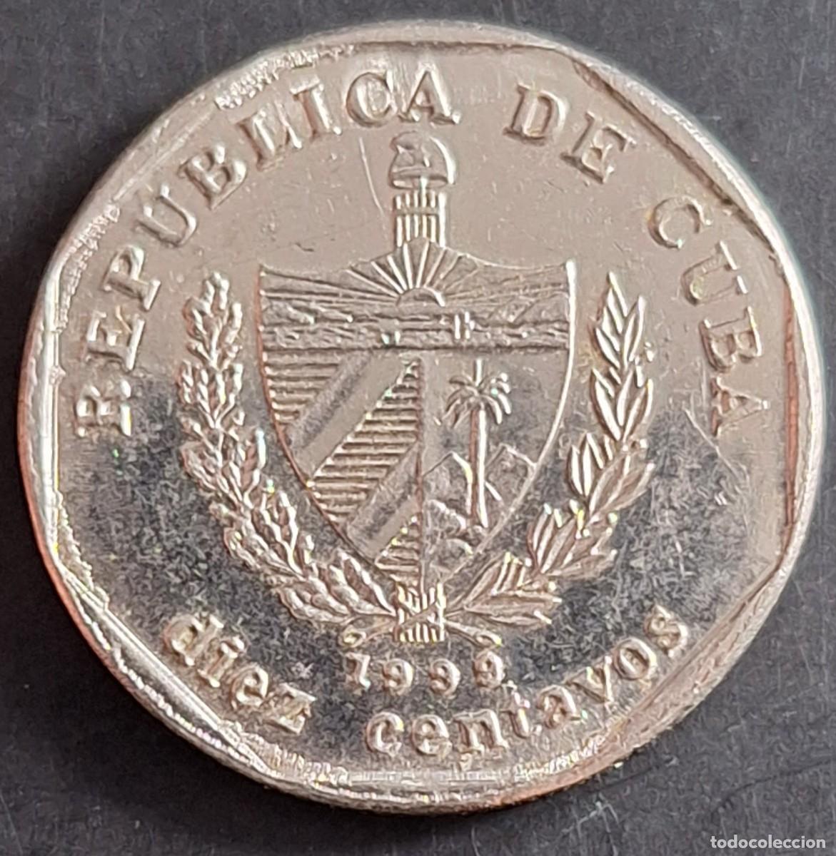 Monedas antiguas de Am&eacute;rica: 10 Centavos 1999 - Cuba - Foto 1
