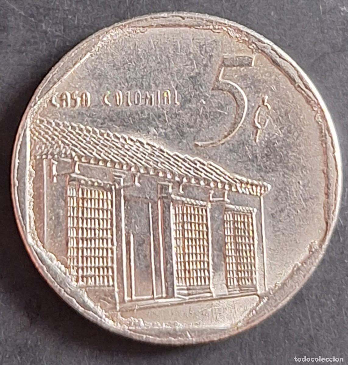 Monedas antiguas de Am&eacute;rica: 5 Centavos 2000 - Cuba - Foto 2