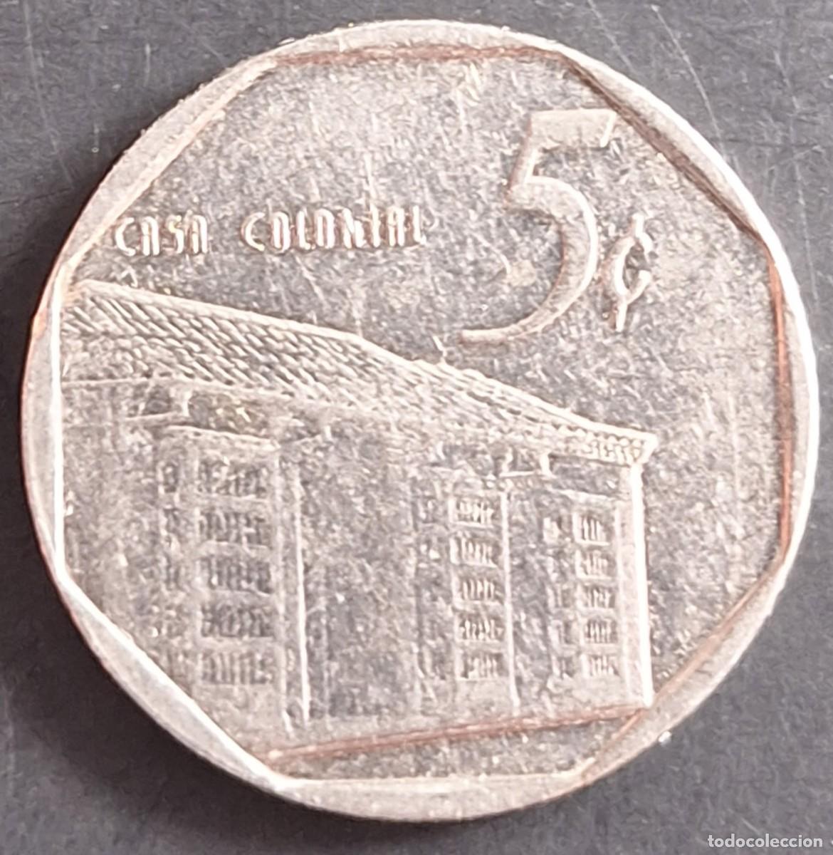 Monedas antiguas de Am&eacute;rica: 5 Centavos 1994 - Cuba - Foto 2
