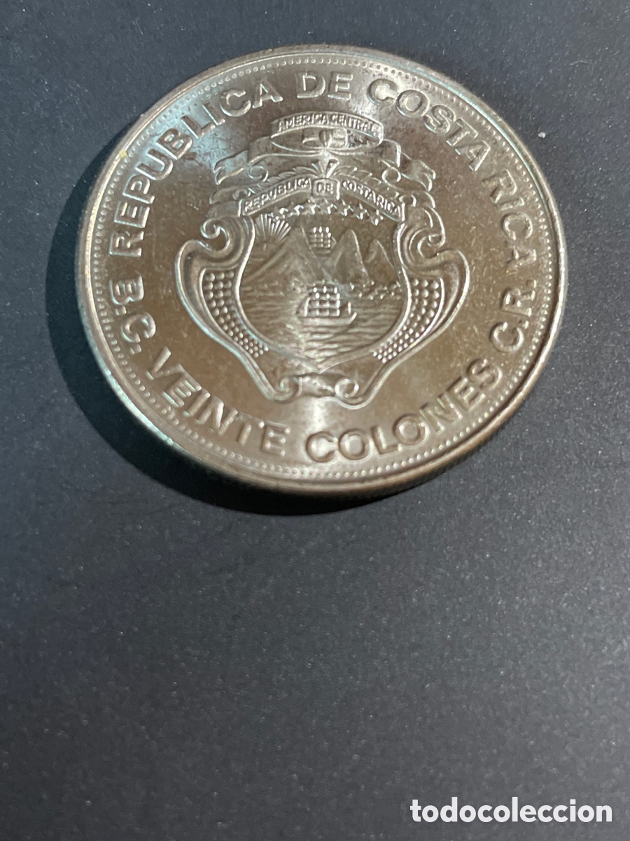 Monedas antiguas de Am&eacute;rica: Moneda 20 colones a&ntilde;o 1975 - Foto 2