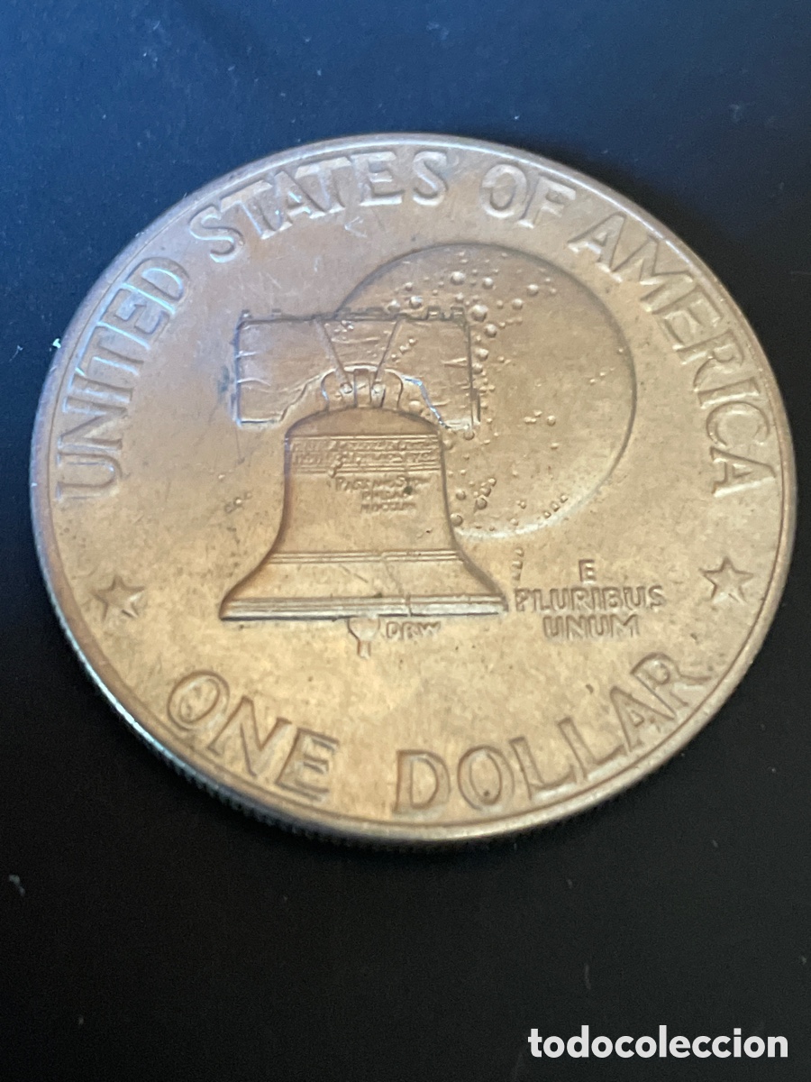 Monedas antiguas de Am&eacute;rica: Moneda 1 d&oacute;lar a&ntilde;o 1976 - Foto 2