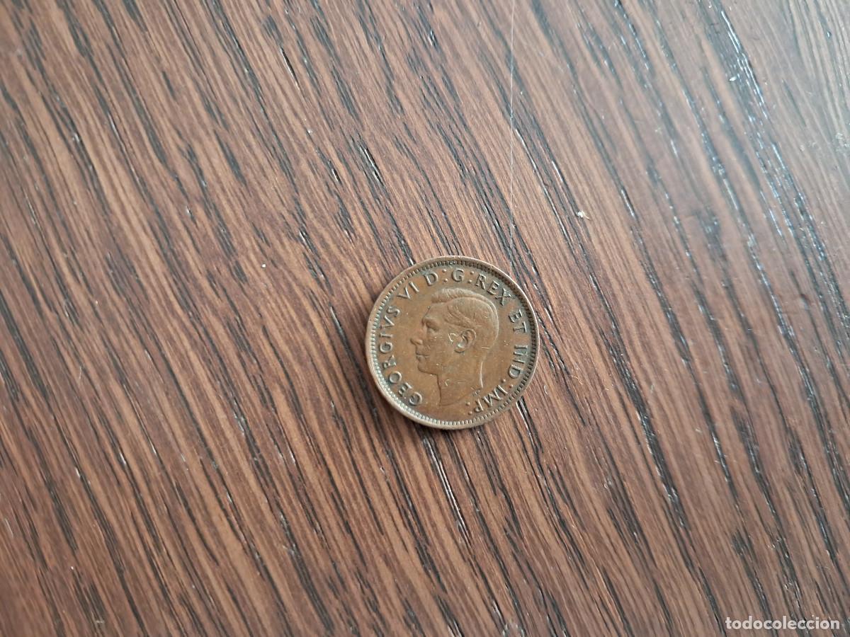 Monedas antiguas de Am&eacute;rica: moneda de Canad&aacute;, 1 cent, a&ntilde;o 1946. - Foto 1