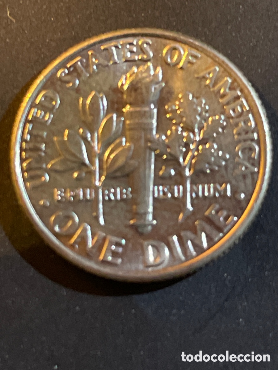 Monedas antiguas de Am&eacute;rica: 1 dime EEUU A&ntilde;o 2007 - Foto 2