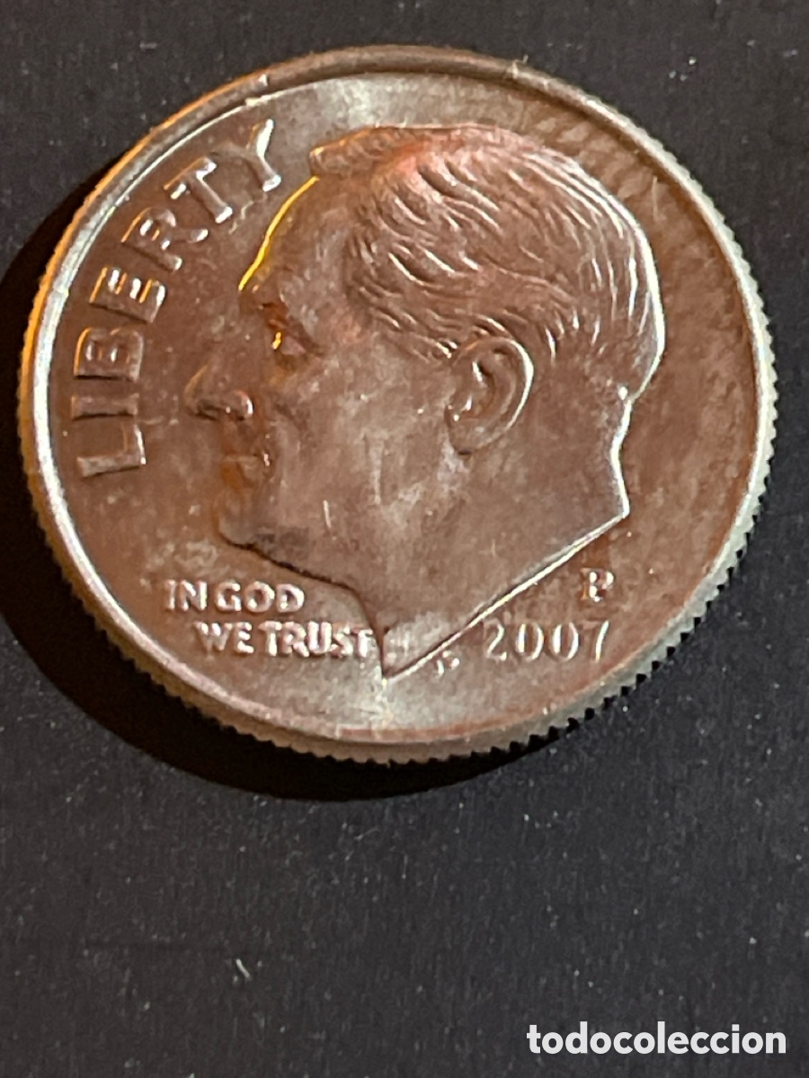 Monedas antiguas de Am&eacute;rica: 1 dime EEUU A&ntilde;o 2007 - Foto 1
