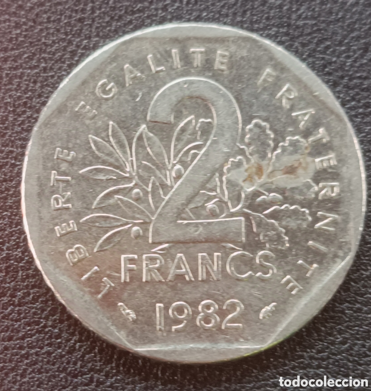 Monedas antiguas de Am&eacute;rica: MONEDA DE FRANCIA DE 2 FRANCOS 1982 - Foto 1