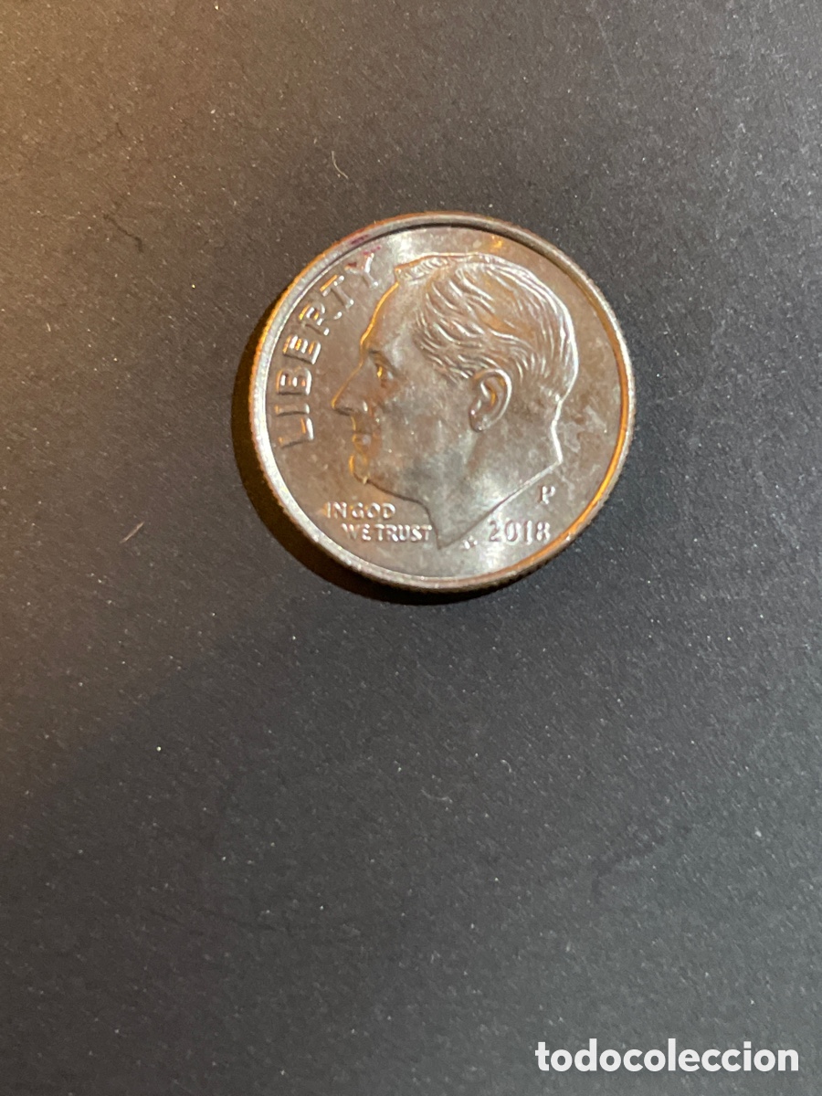 Monedas antiguas de Am&eacute;rica: 1 dime EEUU a&ntilde;o 2018 - Foto 1