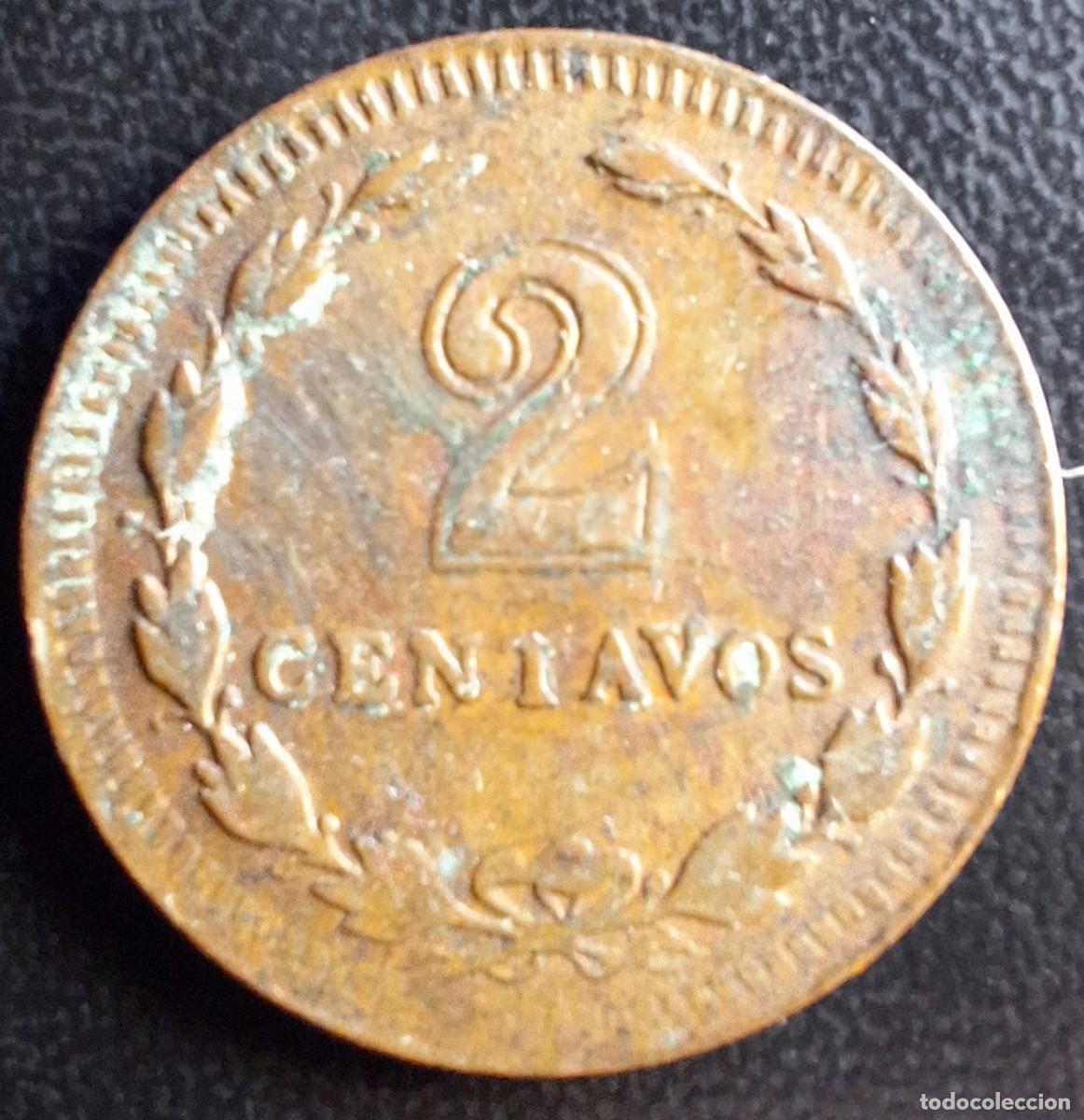 Monedas antiguas de Am&eacute;rica: 2 Centavos 1947 - Argentina - Foto 2