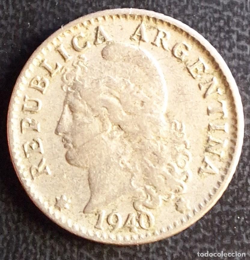 Monedas antiguas de Am&eacute;rica: 5 Centavos 1940 - Argentina - Foto 1