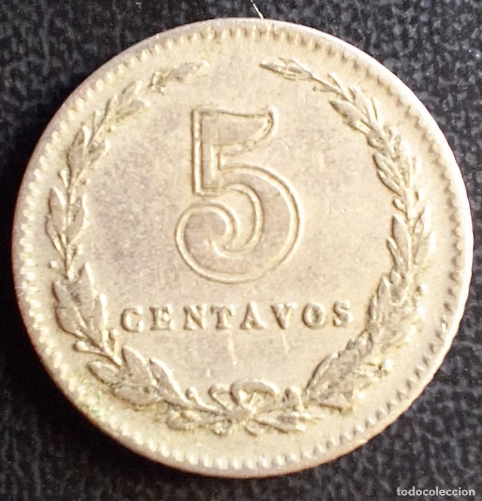 Monedas antiguas de Am&eacute;rica: 5 Centavos 1940 - Argentina - Foto 2