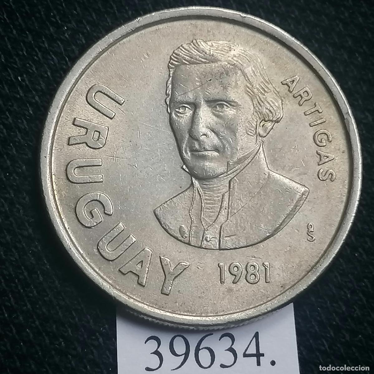 Monedas antiguas de Am&eacute;rica: Uruguay 10 pesos 1981 - Foto 1
