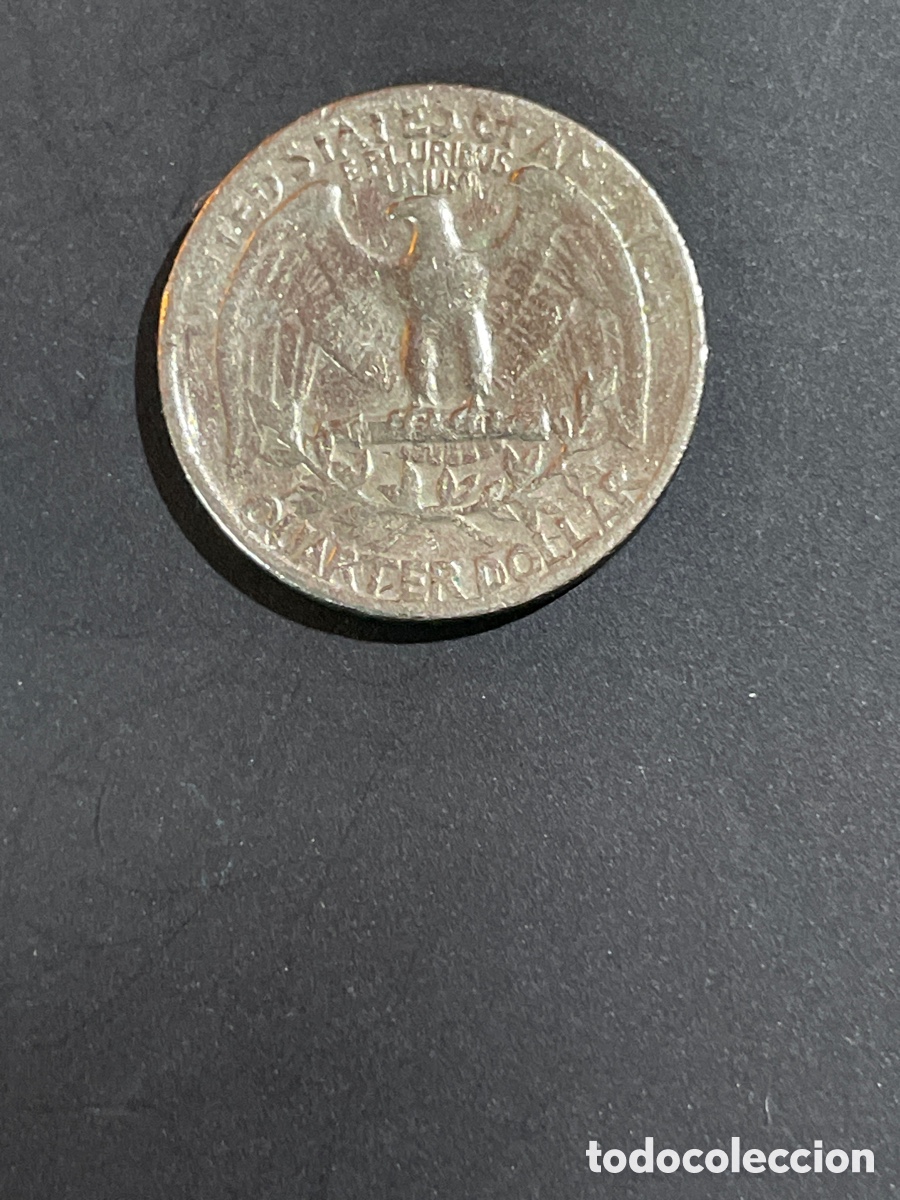 Monedas antiguas de Am&eacute;rica: 1/4 d&oacute;lar a&ntilde;o 1966 EEUU - Foto 2