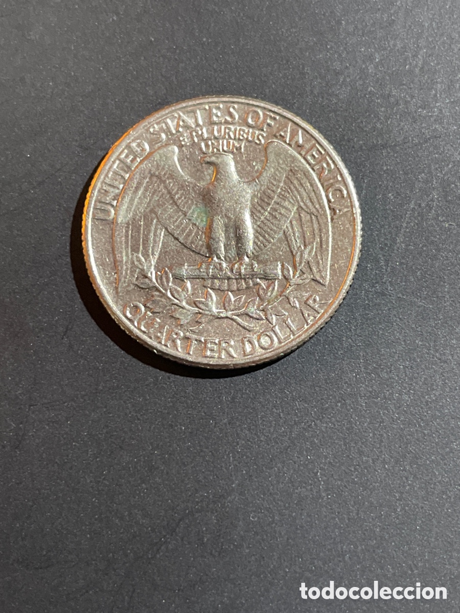 Monedas antiguas de Am&eacute;rica: 1/4 d&oacute;lar EEUU a&ntilde;o 1982 - Foto 2