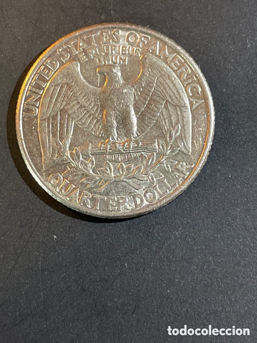 Monedas antiguas de Am&eacute;rica: 1/4 d&oacute;lar a&ntilde;o 1996 EEUU - Foto 2