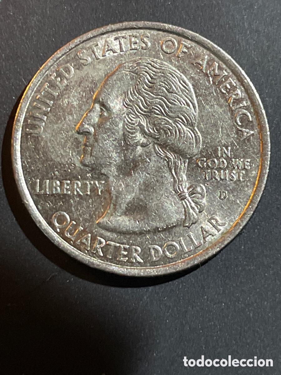 Monedas antiguas de Am&eacute;rica: 1/4 d&oacute;lar a&ntilde;o 2001 EEUU - Foto 2