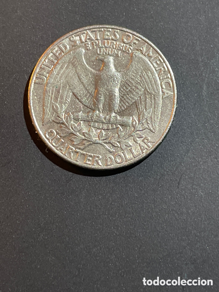 Monedas antiguas de Am&eacute;rica: 1/4 d&oacute;lar EEUU a&ntilde;o 1991 - Foto 2