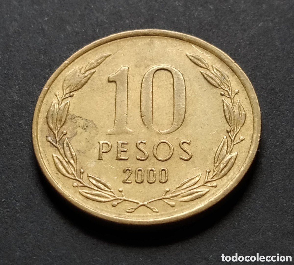 Monedas antiguas de Am&eacute;rica: MONEDA - CHILE 10 PESOS 2000 - Foto 3