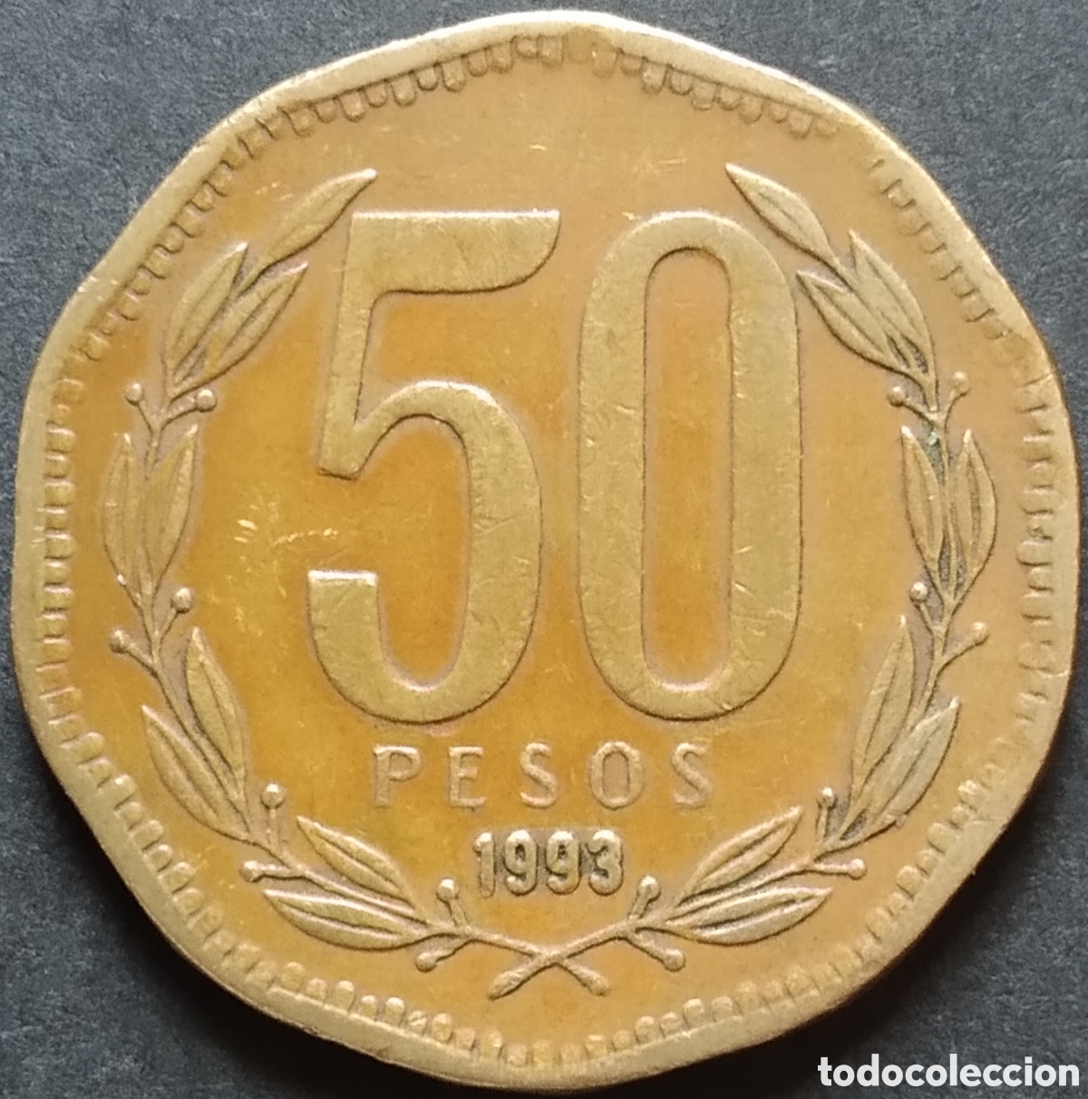 Monedas antiguas de Am&eacute;rica: MONEDA - CHILE 50 PESOS 1993 - Foto 1