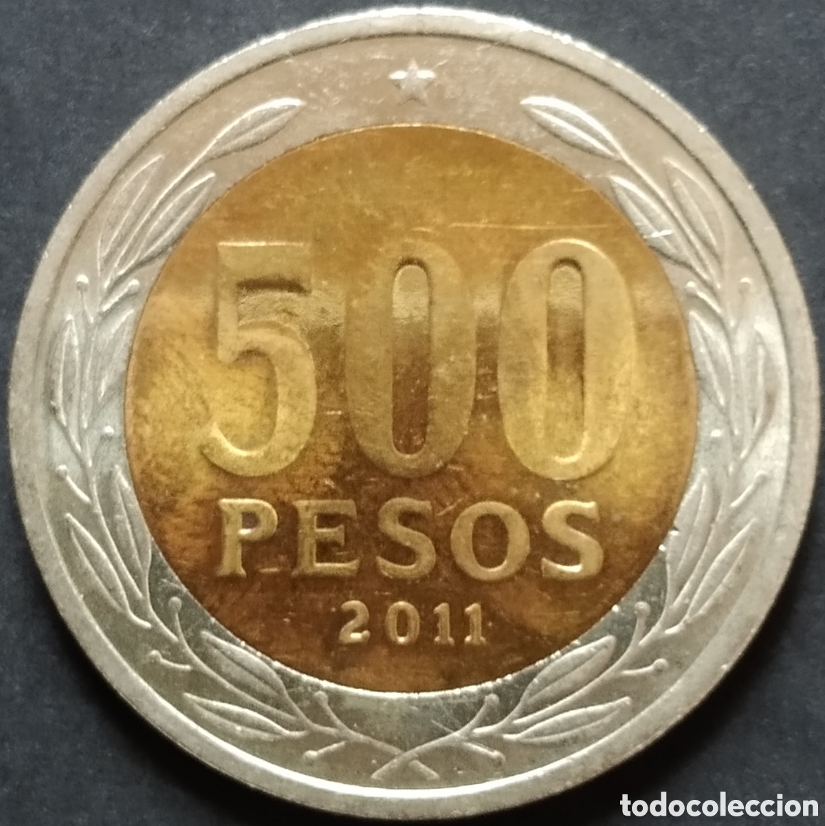 Monedas antiguas de Am&eacute;rica: MONEDA - CHILE 500 PESOS 2011 - Foto 1
