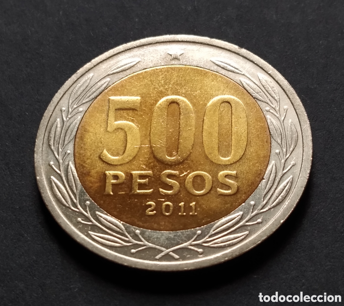 Monedas antiguas de Am&eacute;rica: MONEDA - CHILE 500 PESOS 2011 - Foto 3