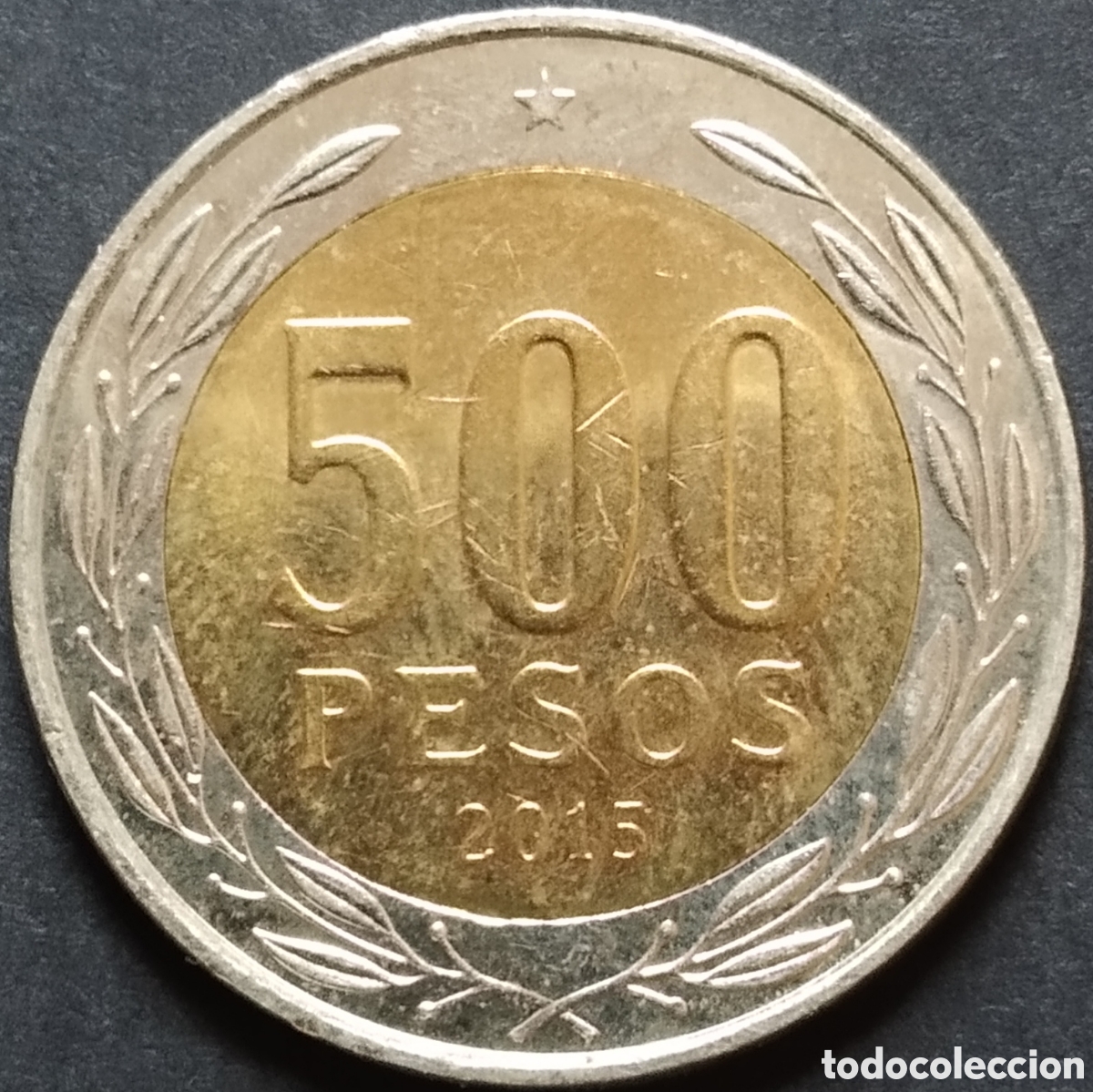 Monedas antiguas de Am&eacute;rica: MONEDA - CHILE 500 PESOS 2015 - Foto 1