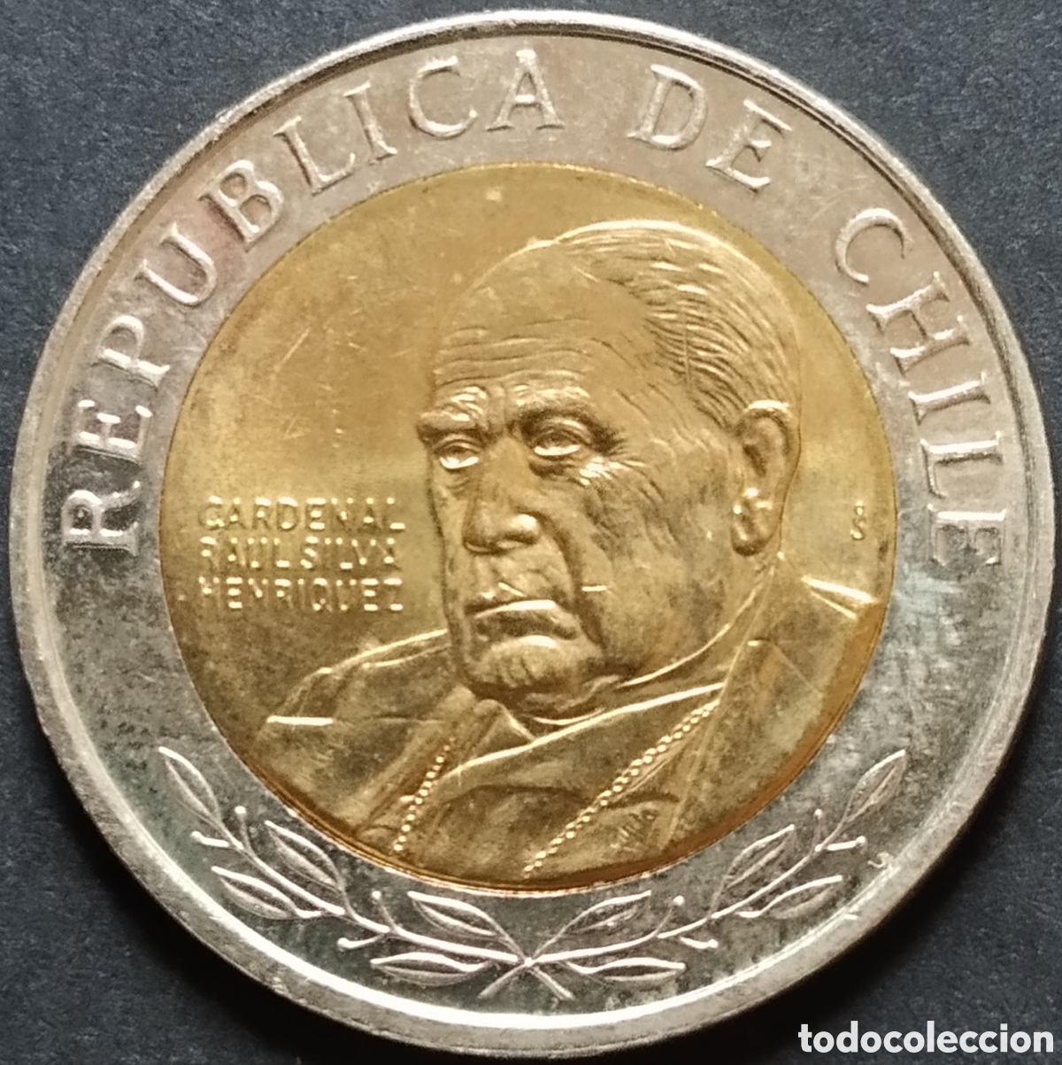 Monedas antiguas de Am&eacute;rica: MONEDA - CHILE 500 PESOS 2015 - Foto 2