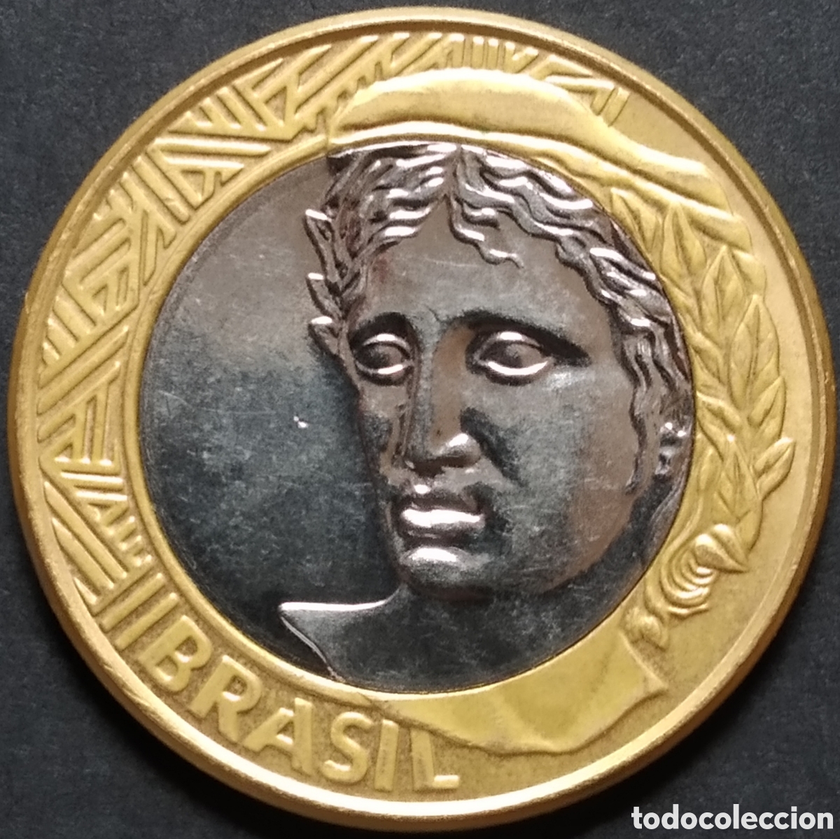Monedas antiguas de Am&eacute;rica: MONEDA - BRASIL 1 REAL 2003 - Foto 2