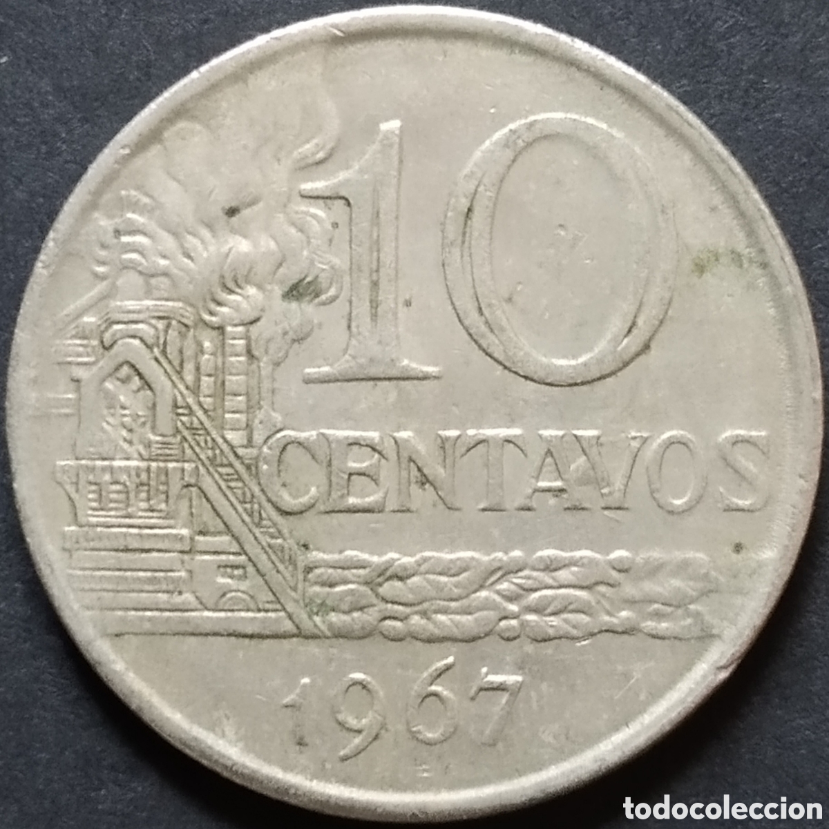Monedas antiguas de Am&eacute;rica: MONEDA - BRASIL 10 CENTAVOS 1967 - Foto 1