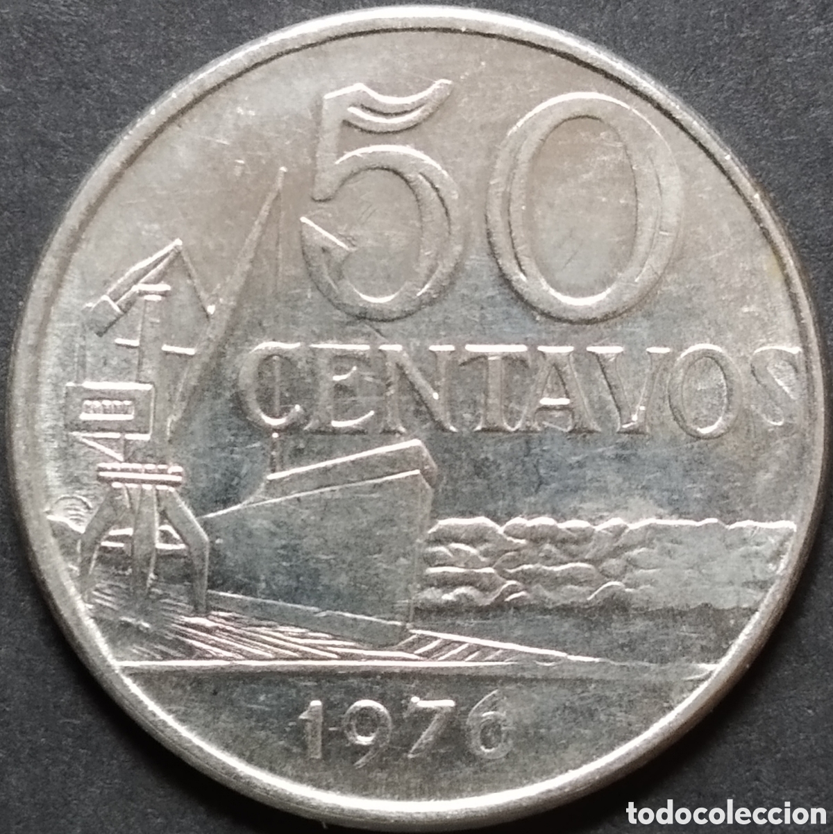 Monedas antiguas de Am&eacute;rica: MONEDA - BRASIL 50 CENTAVOS 1976 - Foto 1