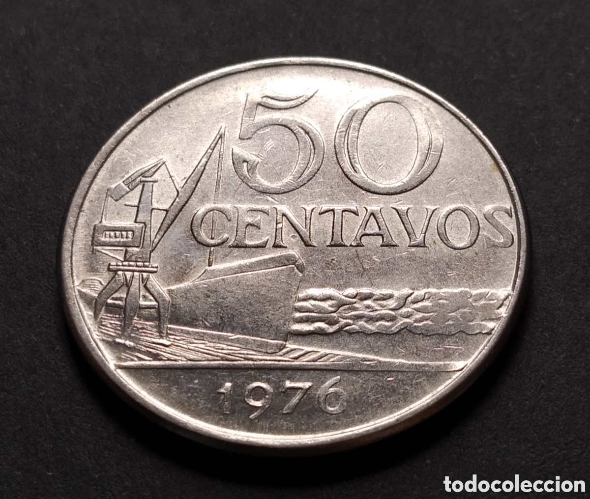 Monedas antiguas de Am&eacute;rica: MONEDA - BRASIL 50 CENTAVOS 1976 - Foto 3